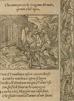 An illustration from Diverse imprese accomodate a diuerse moralità : con versi che i loro significati dichiarano : Tratte da gli Emblemi dell' Alciato (1549)