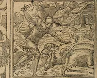 An illustration from Diverse imprese accomodate a diuerse moralità : con versi che i loro significati dichiarano : Tratte da gli Emblemi dell' Alciato (1549)