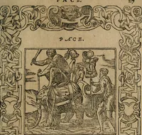 An illustration from Diverse imprese accomodate a diuerse moralità : con versi che i loro significati dichiarano : Tratte da gli Emblemi dell' Alciato (1549)