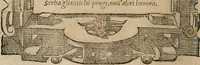 An illustration from Diverse imprese accomodate a diuerse moralità : con versi che i loro significati dichiarano : Tratte da gli Emblemi dell' Alciato (1549)