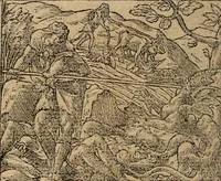 An illustration from Diverse imprese accomodate a diuerse moralità : con versi che i loro significati dichiarano : Tratte da gli Emblemi dell' Alciato (1549)