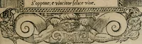 An illustration from Diverse imprese accomodate a diuerse moralità : con versi che i loro significati dichiarano : Tratte da gli Emblemi dell' Alciato (1549)