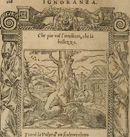 Picture 281 of 322 from Diverse imprese accomodate a diuerse moralità : con versi che i loro significati dichiarano : Tratte da gli Emblemi dell' Alciato (1549), leaf 129