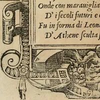 Picture 34 of 322 from Diverse imprese accomodate a diuerse moralità : con versi che i loro significati dichiarano : Tratte da gli Emblemi dell' Alciato (1549), leaf 17