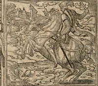 An illustration from Diverse imprese accomodate a diuerse moralità : con versi che i loro significati dichiarano : Tratte da gli Emblemi dell' Alciato (1549)