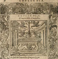 Picture 91 of 322 from Diverse imprese accomodate a diuerse moralità : con versi che i loro significati dichiarano : Tratte da gli Emblemi dell' Alciato (1549), leaf 41