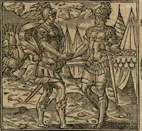 An illustration from Diverse imprese accomodate a diuerse moralità : con versi che i loro significati dichiarano : Tratte da gli Emblemi dell' Alciato (1549)
