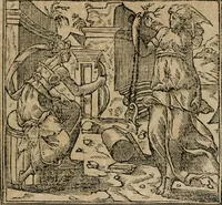An illustration from Diverse imprese accomodate a diuerse moralità : con versi che i loro significati dichiarano : Tratte da gli Emblemi dell' Alciato (1549)
