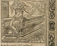 An illustration from Diverse imprese accomodate a diuerse moralità : con versi che i loro significati dichiarano : Tratte da gli Emblemi dell' Alciato (1549)