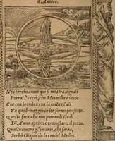 An illustration from Diverse imprese accomodate a diuerse moralità : con versi che i loro significati dichiarano : Tratte da gli Emblemi dell' Alciato (1549)