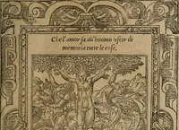 An illustration from Diverse imprese accomodate a diuerse moralità : con versi che i loro significati dichiarano : Tratte da gli Emblemi dell' Alciato (1549)