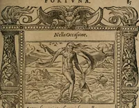 Picture 195 of 322 from Diverse imprese accomodate a diuerse moralità : con versi che i loro significati dichiarano : Tratte da gli Emblemi dell' Alciato (1549), leaf 88