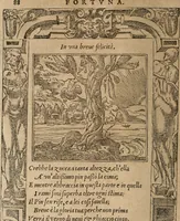 An illustration from Diverse imprese accomodate a diuerse moralità : con versi che i loro significati dichiarano : Tratte da gli Emblemi dell' Alciato (1549)