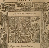 An illustration from Diverse imprese accomodate a diuerse moralità : con versi che i loro significati dichiarano : Tratte da gli Emblemi dell' Alciato (1549)