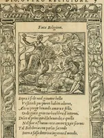 An illustration from Diverse imprese accommodate a diuerse moralità : con versi che i loro significati dichiarano : tratte da gli emblemi dell'Alciato (1549)