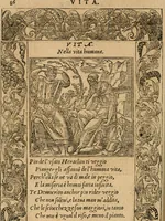 Picture 226 of 344 from Diverse imprese accommodate a diuerse moralità : con versi che i loro significati dichiarano : tratte da gli emblemi dell'Alciato (1549), leaf 101