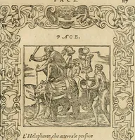 Picture 276 of 344 from Diverse imprese accommodate a diuerse moralità : con versi che i loro significati dichiarano : tratte da gli emblemi dell'Alciato (1549), leaf 120