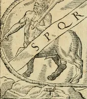 Picture 29 of 344 from Diverse imprese accommodate a diuerse moralità : con versi che i loro significati dichiarano : tratte da gli emblemi dell'Alciato (1549), leaf 16