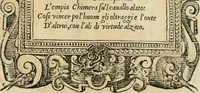 An illustration from Diverse imprese accommodate a diuerse moralità : con versi che i loro significati dichiarano : tratte da gli emblemi dell'Alciato (1549)