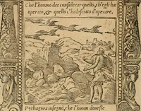Picture 44 of 344 from Diverse imprese accommodate a diuerse moralità : con versi che i loro significati dichiarano : tratte da gli emblemi dell'Alciato (1549), leaf 21
