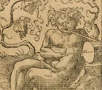 An illustration from Diverse imprese accommodate a diuerse moralità : con versi che i loro significati dichiarano : tratte da gli emblemi dell'Alciato (1549)