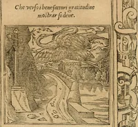 An illustration from Diverse imprese accommodate a diuerse moralità : con versi che i loro significati dichiarano : tratte da gli emblemi dell'Alciato (1549)