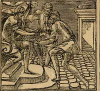 An illustration from Diverse imprese accommodate a diuerse moralità : con versi che i loro significati dichiarano : tratte da gli emblemi dell'Alciato (1549)