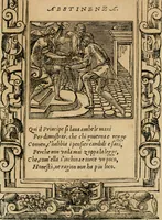 An illustration from Diverse imprese accommodate a diuerse moralità : con versi che i loro significati dichiarano : tratte da gli emblemi dell'Alciato (1549)