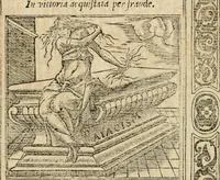 Picture 118 of 344 from Diverse imprese accommodate a diuerse moralità : con versi che i loro significati dichiarano : tratte da gli emblemi dell'Alciato (1549), leaf 51