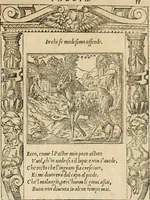 An illustration from Diverse imprese accommodate a diuerse moralità : con versi che i loro significati dichiarano : tratte da gli emblemi dell'Alciato (1549)