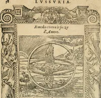 Picture 140 of 344 from Diverse imprese accommodate a diuerse moralità : con versi che i loro significati dichiarano : tratte da gli emblemi dell'Alciato (1549), leaf 61