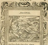 Picture 177 of 344 from Diverse imprese accommodate a diuerse moralità : con versi che i loro significati dichiarano : tratte da gli emblemi dell'Alciato (1549), leaf 78