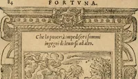 Picture 194 of 344 from Diverse imprese accommodate a diuerse moralità : con versi che i loro significati dichiarano : tratte da gli emblemi dell'Alciato (1549), leaf 87