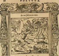 Picture 198 of 344 from Diverse imprese accommodate a diuerse moralità : con versi che i loro significati dichiarano : tratte da gli emblemi dell'Alciato (1549), leaf 89