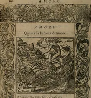 An illustration from Diverse imprese accomodate a diverse moralità, co versi che i loro significati dichiarano insieme con molte altre mella lingua italiana non piu tradotte (1576)