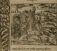 An illustration from Diverse imprese accomodate a diverse moralità, co versi che i loro significati dichiarano insieme con molte altre mella lingua italiana non piu tradotte (1576)