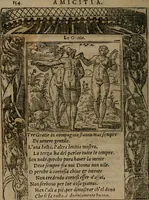 An illustration from Diverse imprese accomodate a diverse moralità, co versi che i loro significati dichiarano insieme con molte altre mella lingua italiana non piu tradotte (1576)