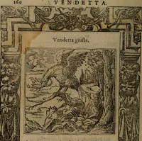 An illustration from Diverse imprese accomodate a diverse moralità, co versi che i loro significati dichiarano insieme con molte altre mella lingua italiana non piu tradotte (1576)