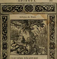 An illustration from Diverse imprese accomodate a diverse moralità, co versi che i loro significati dichiarano insieme con molte altre mella lingua italiana non piu tradotte (1576)