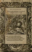 An illustration from Diverse imprese accomodate a diverse moralità, co versi che i loro significati dichiarano insieme con molte altre mella lingua italiana non piu tradotte (1576)