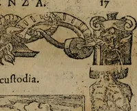 An illustration from Diverse imprese accomodate a diverse moralità, co versi che i loro significati dichiarano insieme con molte altre mella lingua italiana non piu tradotte (1576)