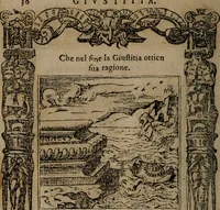 An illustration from Diverse imprese accomodate a diverse moralità, co versi che i loro significati dichiarano insieme con molte altre mella lingua italiana non piu tradotte (1576)