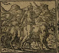 An illustration from Diverse imprese accomodate a diverse moralità, co versi che i loro significati dichiarano insieme con molte altre mella lingua italiana non piu tradotte (1576)