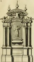 An illustration from Diversi ornamenti capricciosi per depositi o altari, vtilisimi a virtuosi (1625)