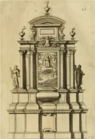 An illustration from Diversi ornamenti capricciosi per depositi o altari, vtilisimi a virtuosi (1625)