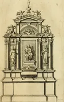 An illustration from Diversi ornamenti capricciosi per depositi o altari, vtilisimi a virtuosi (1625)