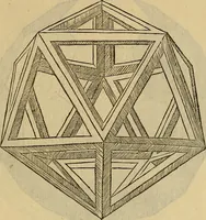 An illustration from Divina proportione : opera a tutti glingegni perspicaci e curiosi necessaria oue ciascun studioso di philosophia: prospettiua pictura sculptura: architectura: musica: e altre mathematice: suavissima: sotile: e admirabile doctrina consequira: e delecterassi: co[n] varie questione de secretissima scientia (1509)