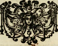 An illustration from Divo Francisco Borgiæ è Duce Gandiæ tertio, Soc. Jesu generali, à Clemente X Pont. Max. sanctorum clitum fastis ad scripto, Encomia emblemate, prosa, versu in de salvatoris Soc. Iesv ad S. Clementem, publice affixa in perpetuum amoris monumentum re ac typis incidi fecerunt, dum philosophum eius auspicys cptam primâ laureâ coronarent (1672)