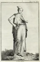 Picture 3 of 23 from Dizionario mitologico : ovvero della favola, poetico, storico ec. in cui esttamente si spiega l'origine degli dei, de' semidei, e gegli eroi dell'antico gentilessimo, i misteri, i dogmi, il culto, i sacrifizj, i giuochi, le feste, e tutto ciò, che appartiene alla religione de' Gentilli ... (1755), leaf 40