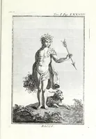 Picture 10 of 17 from Dizionario mitologico, ovvero, Della favola, storico, poetico, simbolico ec. in cui esattamente si spiega l'origine degli dei, de' semidei, e degli eroi dell' antico gentilesimo, i misterj, i dogmi, il culto, i sacrifizj, i giuochi, le feste, e tutto ciò, che appartiene alla religione de' gentili ... (1776), leaf 297